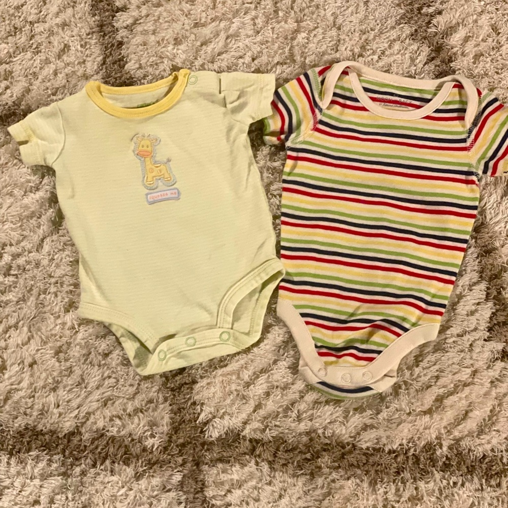 Gender neutral newborn onesies